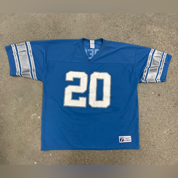 LOGO 7 Other - Vintage Barry Sanders Logo 7 Jersey size XL